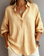 Aerosia | Relaxed Oversized Collared Button-Down Shirt