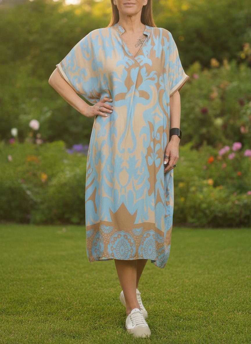 Sienna | Women's Chic Floral Midi Dress