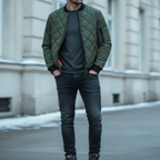 Caden | Men's Quilted Bomber Jacket