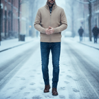 Callum | Men's Classic Knit Zip-Up Sweater Jacket