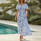 Thea | Women's Beach Floral Summer Dress