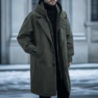 Soren | Men's Stylish Hooded Trench Coat