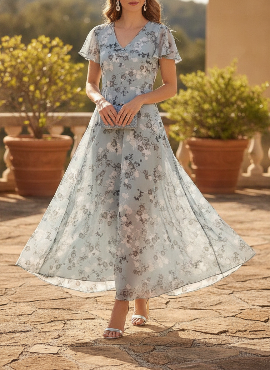 Elara | Women's Elegant Floral Maxi Dress