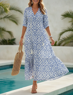 Sienna | Women's Printed Summer Maxi Dress