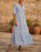 Ophelia | Women's Printed Summer Maxi Dress