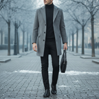 Finn | Men's Mid Length Elegant Coat