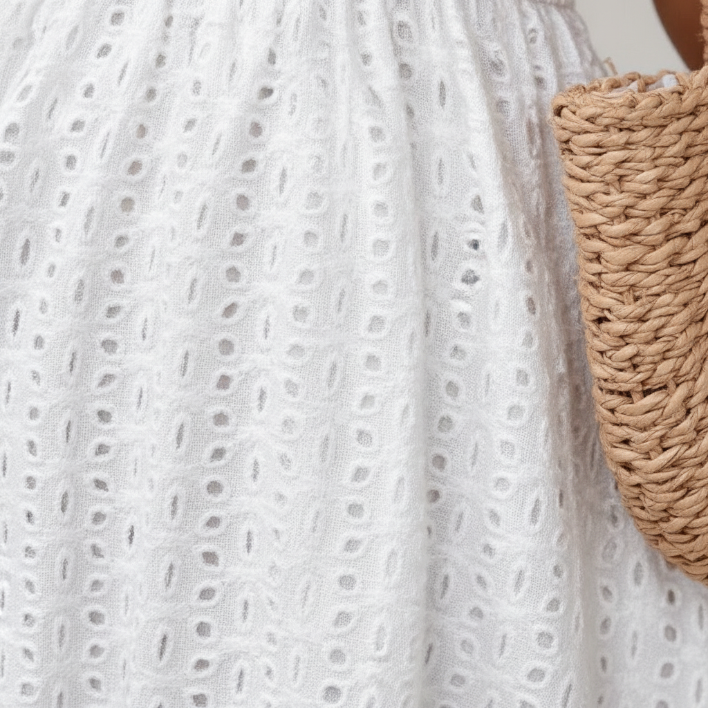 Marlowe | Women's Eyelet Midi Sundress