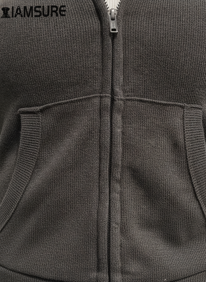 Tessa | Women's Casual Zipped Hoodie with Pocket Detail