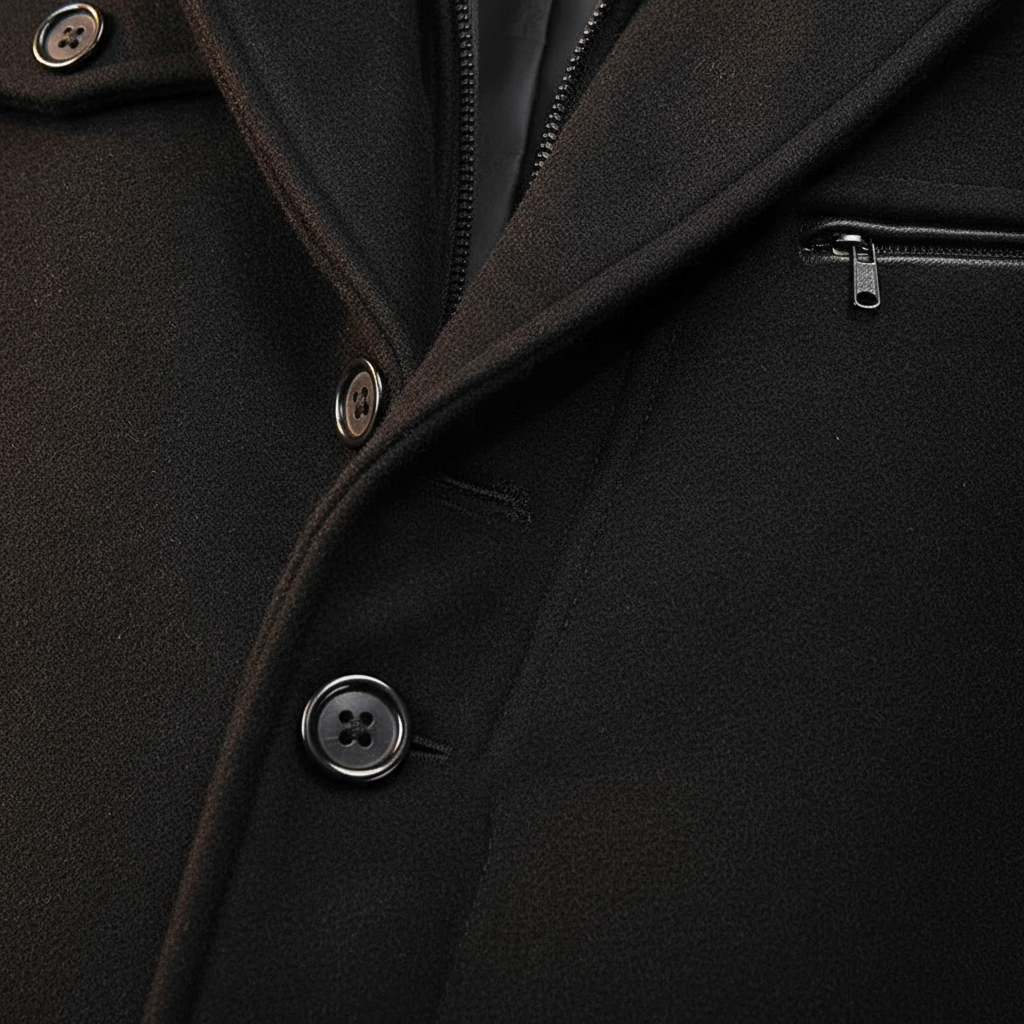 Soren | Men's Classic Double-Breasted Trench Coat
