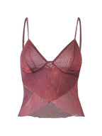 Alina | Women's Sheer Asymmetric Corset Top
