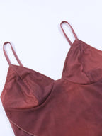 Alina | Women's Sheer Asymmetric Corset Top
