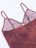 Alina | Women's Sheer Asymmetric Corset Top