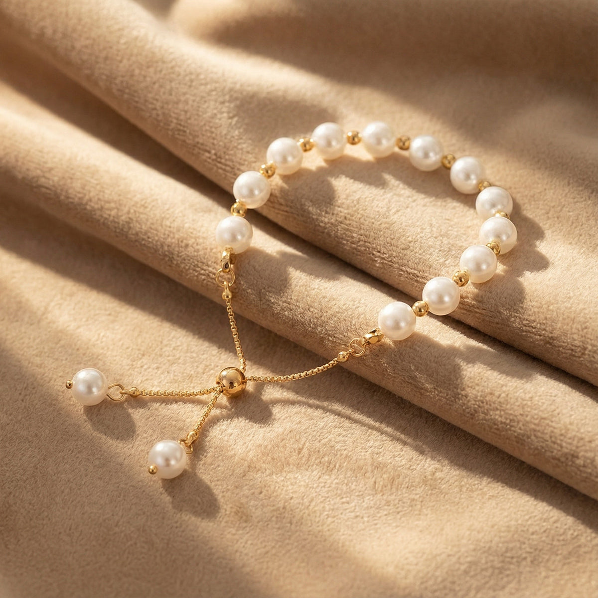 Althea - Women's Elegant Faux Pearl Bracelet