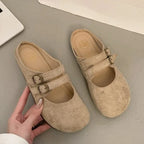 Amara | Women's Classic Mary Jane Clogs with Buckle Straps