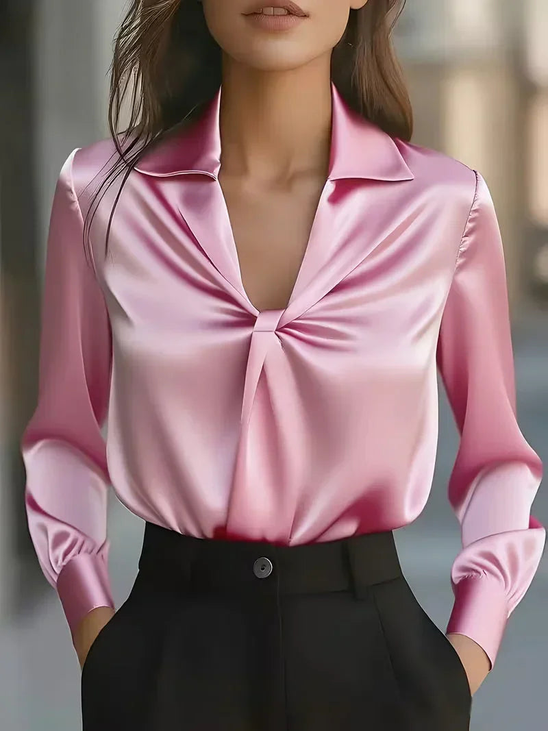 Amara | Women's Elegant Satin Blouse