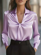 Amara | Women's Elegant Satin Blouse