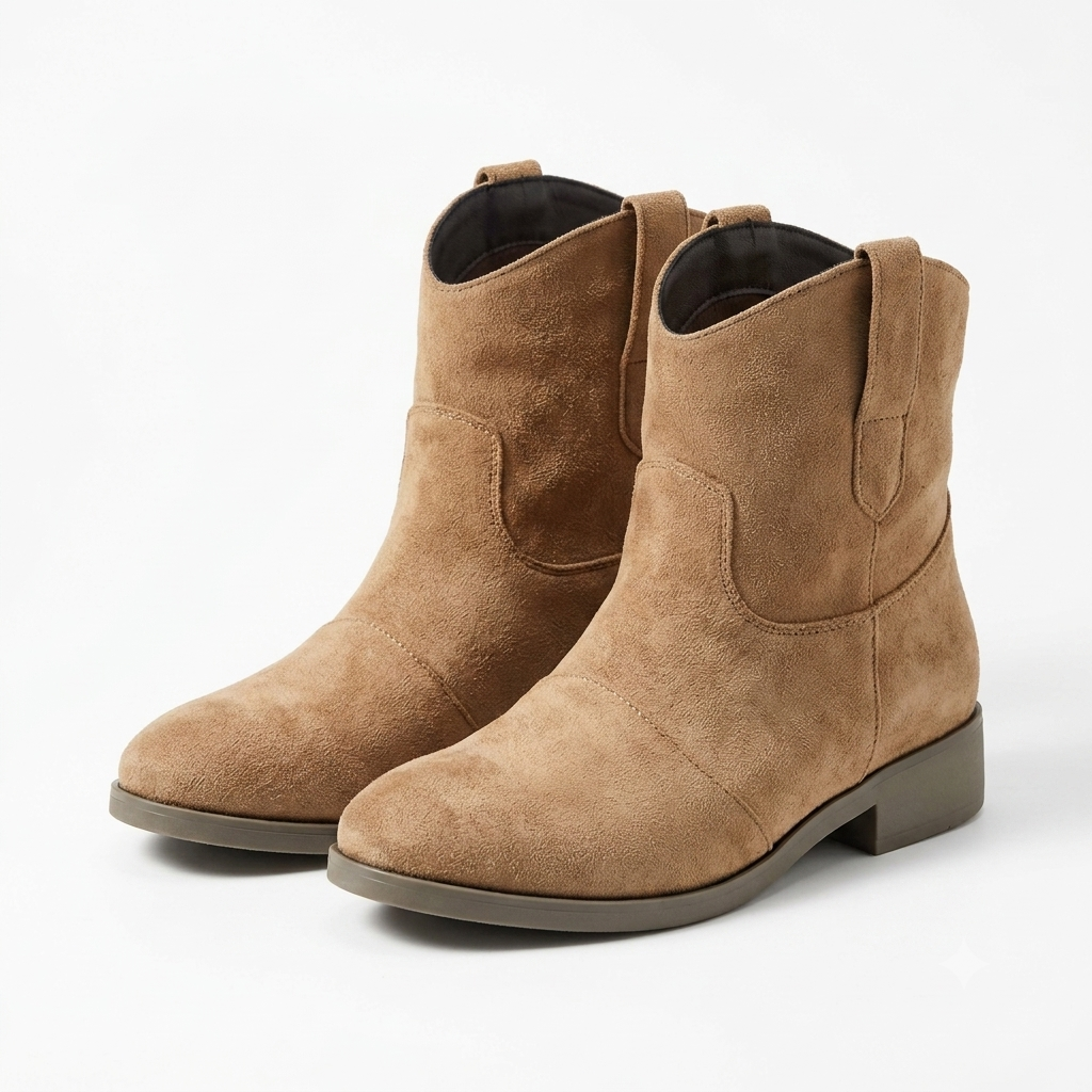 Amelie | Women's Casual Calf Boots in Suede
