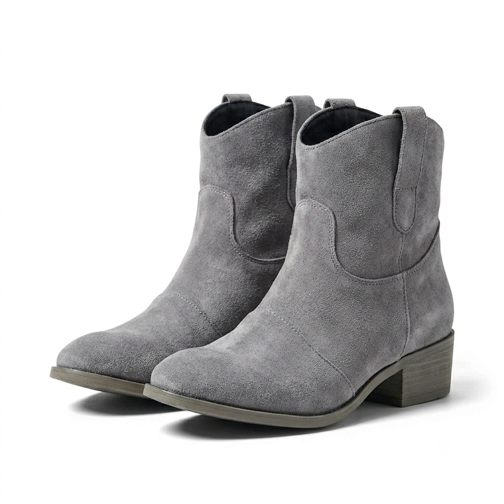 Amelie | Women's Casual Calf Boots in Suede
