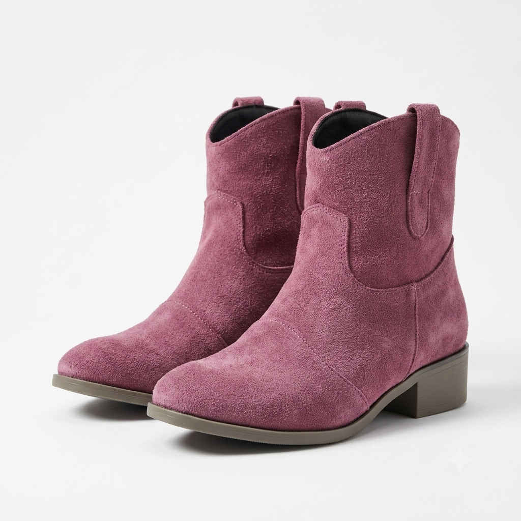 Amelie | Women's Casual Calf Boots in Suede