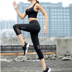 Arden - Women's Stylish Mesh Panel Leggings