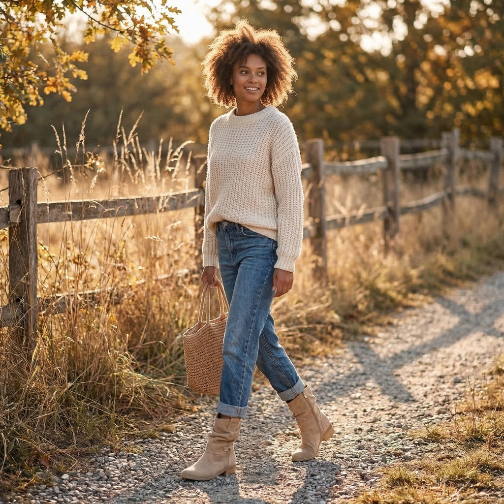 Aria | Women's Casual Slouchy Cowboy Boots