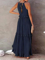Idalia | Women's Chic Ruffle Maxi Dress