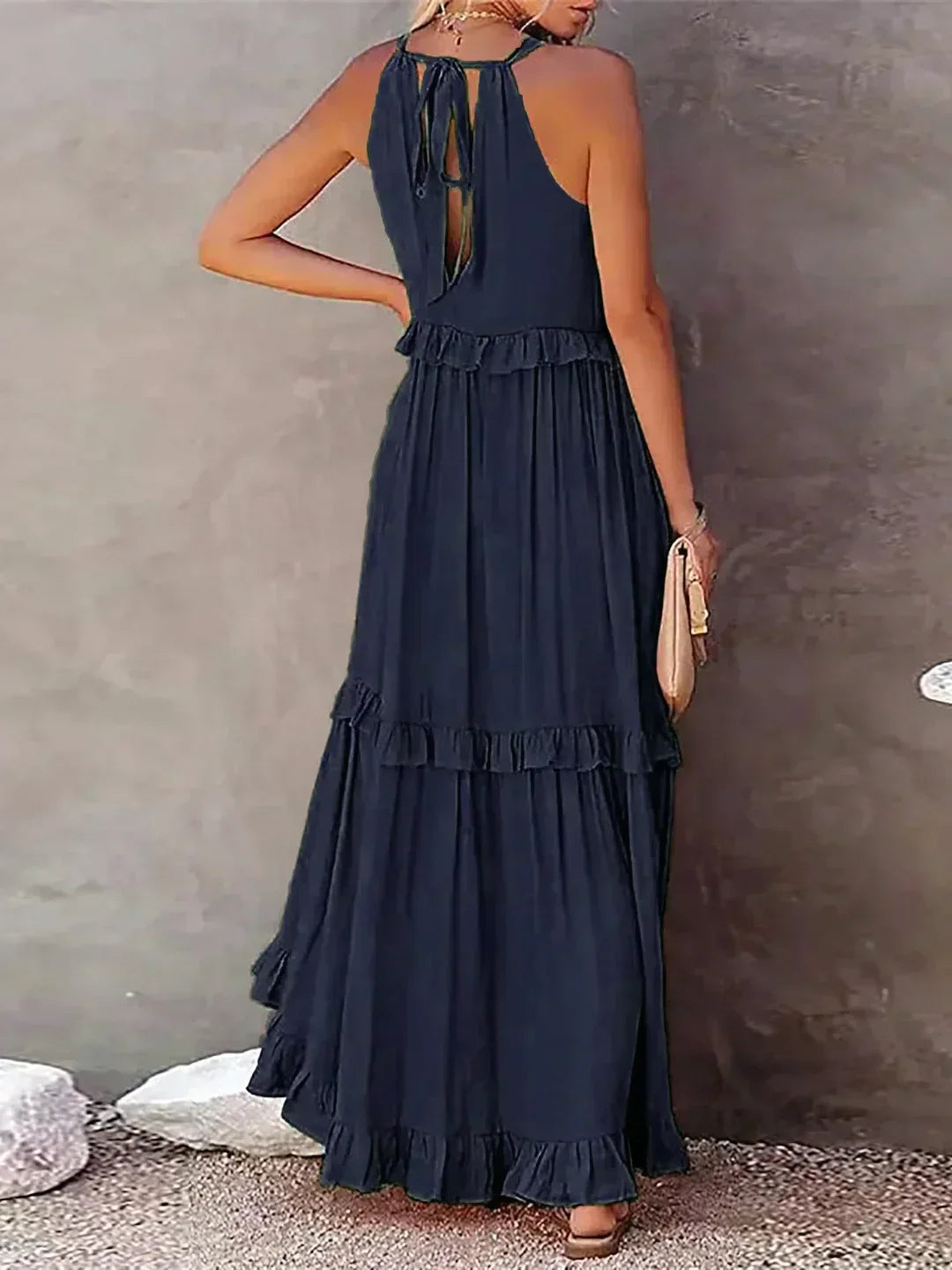 Idalia | Women's Chic Ruffle Maxi Dress