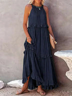 Idalia | Women's Chic Ruffle Maxi Dress