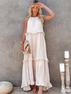 Idalia | Women's Chic Ruffle Maxi Dress