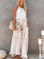 Idalia | Women's Chic Ruffle Maxi Dress