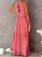 Idalia | Women's Chic Ruffle Maxi Dress