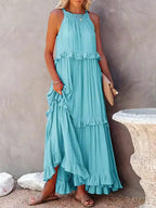 Idalia | Women's Chic Ruffle Maxi Dress