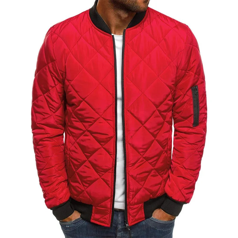 Caden | Men's Quilted Bomber Jacket