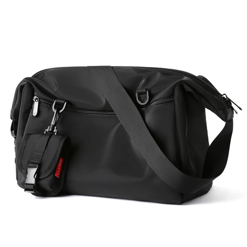 Asher - Men's Urban Shoulder Bag with Detachable Pouch