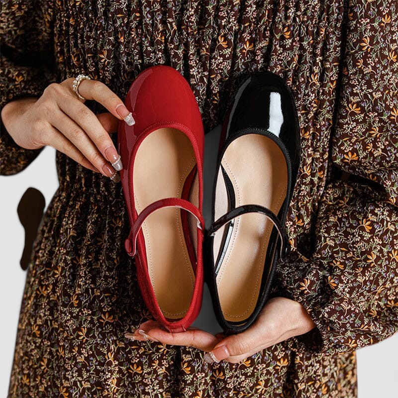 Astrid - Women's Classic Patent Mary Janes