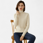 Aurelia - Women's Classic Turtle Neck Sweater