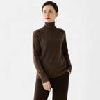 Aurelia - Women's Classic Turtle Neck Sweater