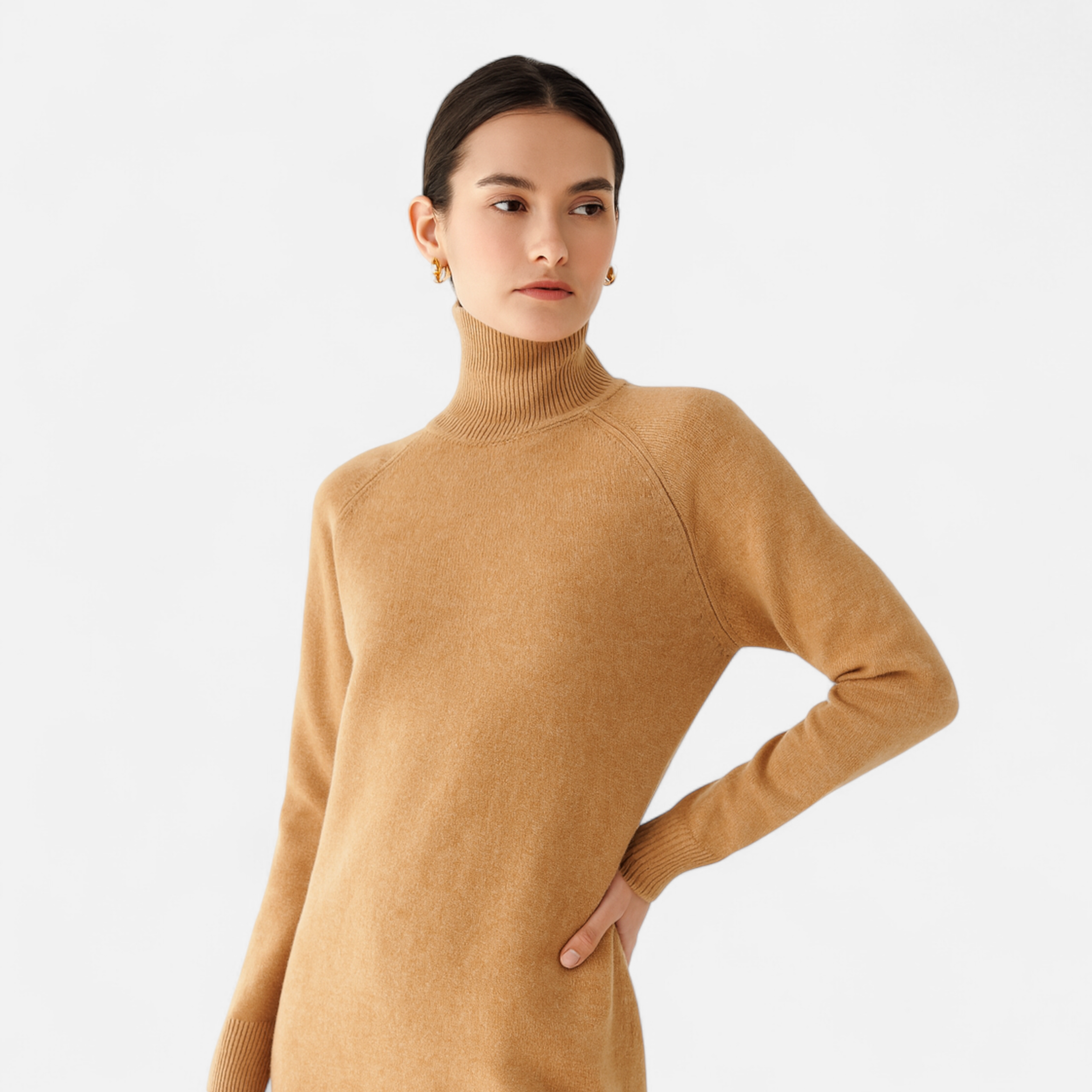 Aurelia - Women's Classic Turtle Neck Sweater