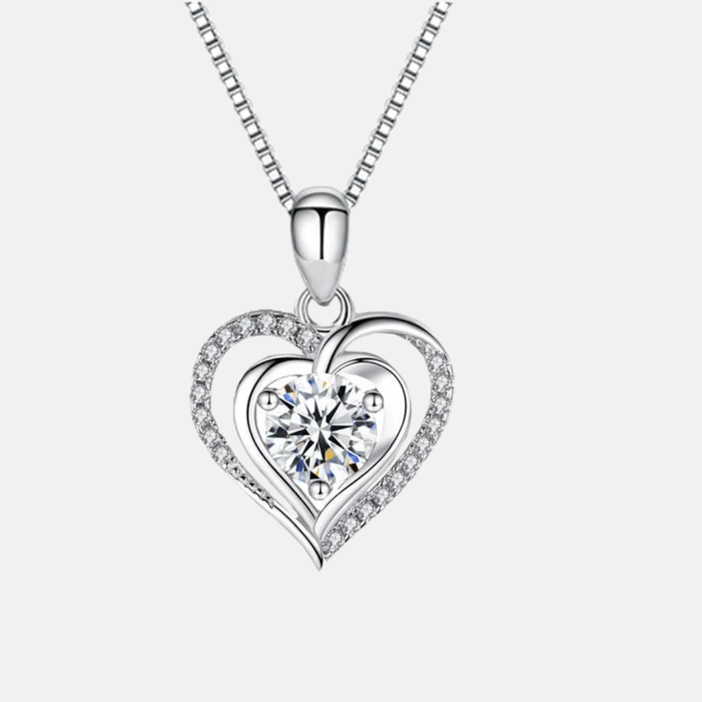 Aurora - Women's Elegant Heart Pendant Necklace