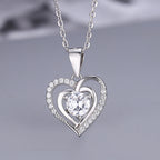 Aurora - Women's Elegant Heart Pendant Necklace