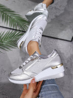 Aveline | Women's Chic Platform Sneakers with Side Zip