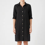 Avenora - Relaxed Button-Down Shirt Dress