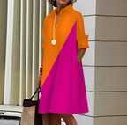 Elara | Women's Classic Midi Shirt Dress