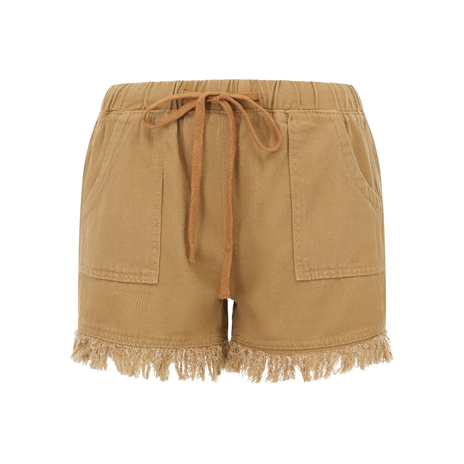 Brenna | Women's Casual Denim Drawstring Shorts