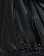 Briar - Women's Faux Leather Bomber Jacket