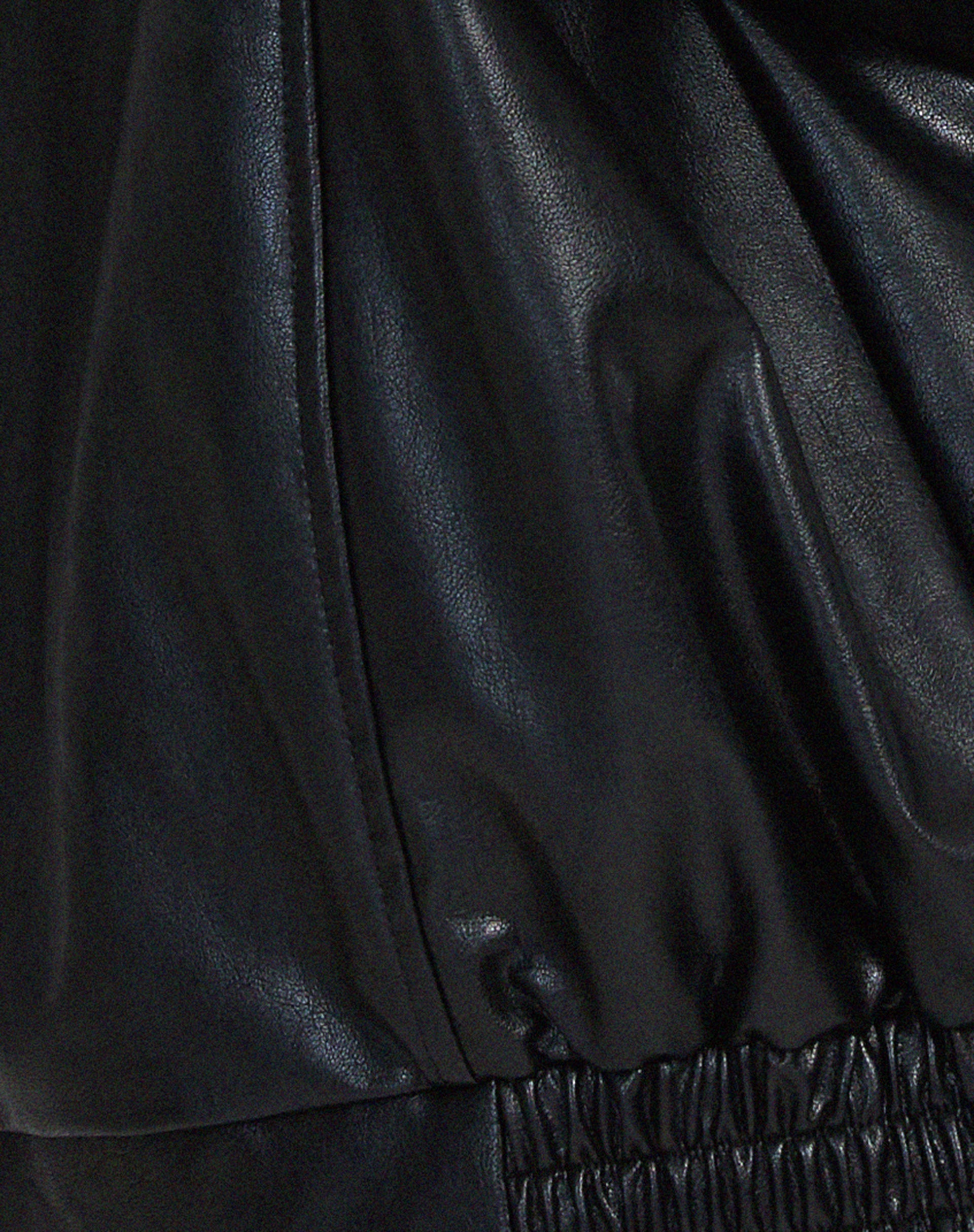Briar - Women's Faux Leather Bomber Jacket