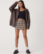 Briar - Women's Faux Leather Bomber Jacket