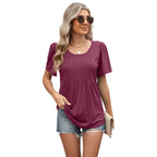 Briony | Women's Casual Pleated Tunic Top