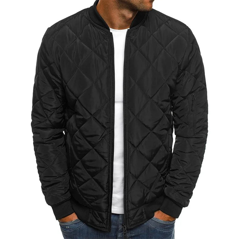 Caden | Men's Quilted Bomber Jacket