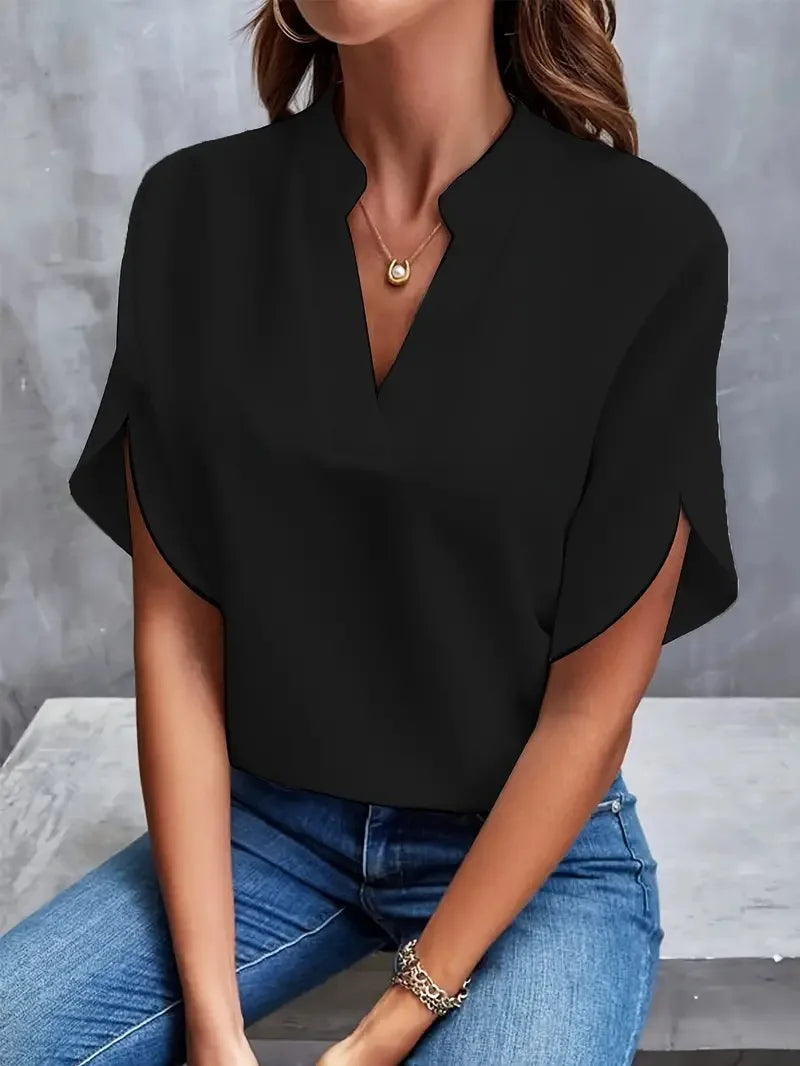 Calla | Women's Elegant V-Neck Blouse